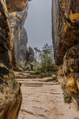 Am Schrammsteintor in der S&auml;chsischen Schweiz