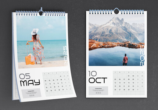 Creative Calender Layout 2025