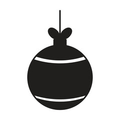 Christmas balls icon