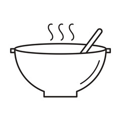 noodles  icon vector on white background