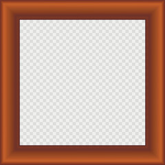 Obraz premium Squared golden vintage textured wooden frame for your design. Vintage cover. Place for text. Vintage antique gold beautiful frames for paintings or photographs. Template vector illustration.