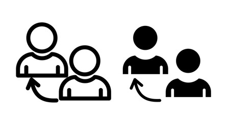 Refer Icon set in black filled and line.