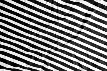 Abstract black and white stripped cloth background