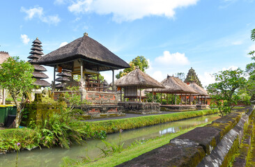 view of old Taman Ayun Temple, Bali