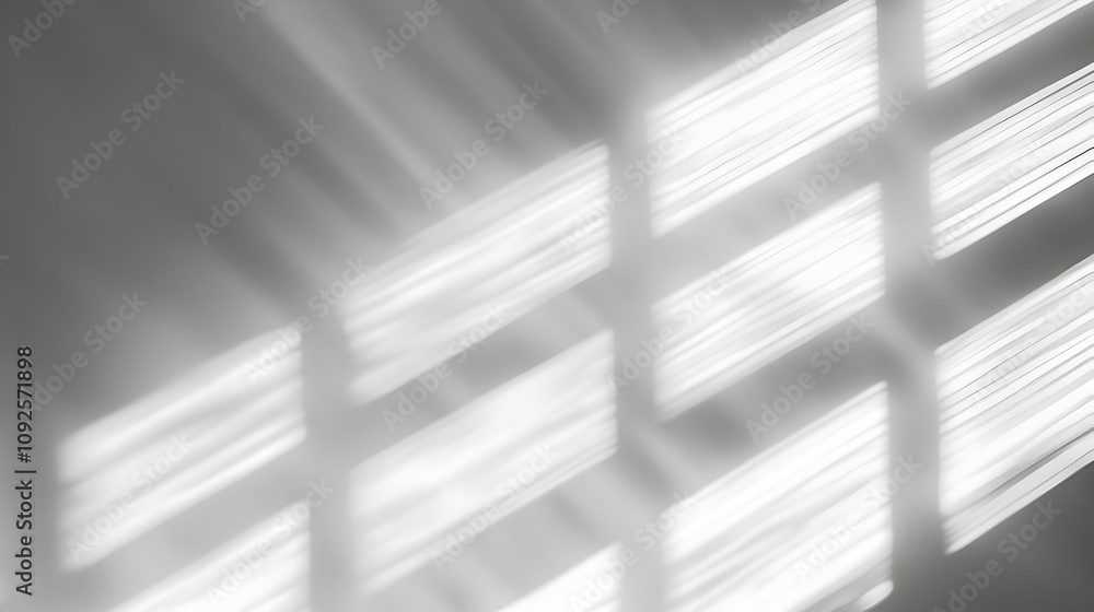 Aufkleber abstract light and shadow pattern created by sunlight shining through a window pane