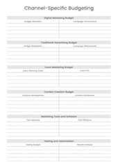 Budget Planner Pages and Planner Sheets Design Template for daily, weekly, monthly and annually Budget organizing routines and personal goals