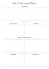Event Planner Planning Pages for Organizing, Scheduling, Budgeting, Guest Lists, Task Management, and Timelines for Successful Events, Parties, Weddings, and Conferences Easy Printable Templates