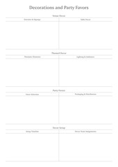 Event Planner Planning Pages for Organizing, Scheduling, Budgeting, Guest Lists, Task Management, and Timelines for Successful Events, Parties, Weddings, and Conferences Easy Printable Templates