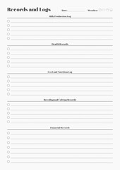 Versatile Generic Planning Pages and Planner Sheets Design Template for daily, weekly, and monthly organization for organizing daily routines and personal goals