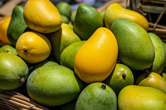 Group of mangoes 