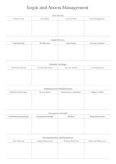 Sign Up Planning Page provide an organized amp manage your account details Sign In Note Template
