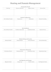 Sign Up Planning Page provide an organized amp manage your account details Sign In Note Template