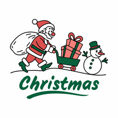 Colorful Christmas Elements for Festive Holiday Projects and Decorations