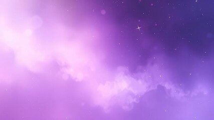 Softly glowing nebula background with shades of purple and pink gradient, vibrant colors, celestial, cosmic dreams