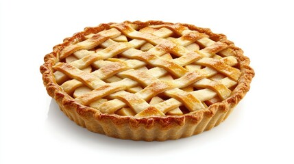 Deliciously Crafted Apple Pie with Lattice Crust