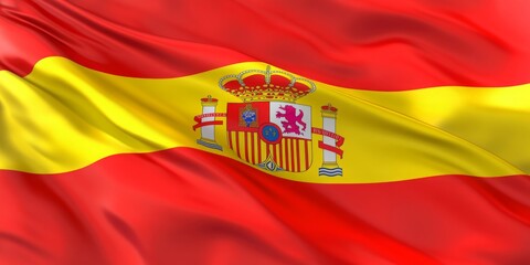 Obraz premium spain nation flag background texture.