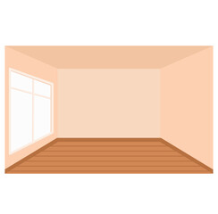 empty room with a window