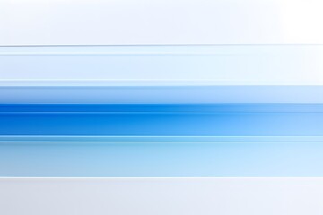 Obraz premium Wavy horizontal lines in gradient blue color palette with white background. AI generative image