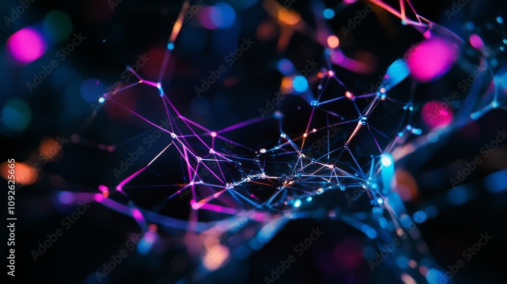 Poster abstract network design: a colorful technological visualization
