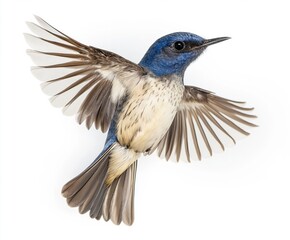 Obraz premium hummingbird in flight isolated on white