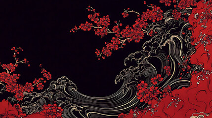 Stunning 4K background featuring artistic floral motifs.