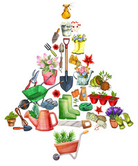 Gardening Christmas Holiday Plant Tree