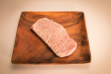 Kobe beef Wagyu A5, Sirloin, raw