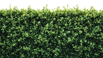 Lush Green Foliage of a Dense Shrub