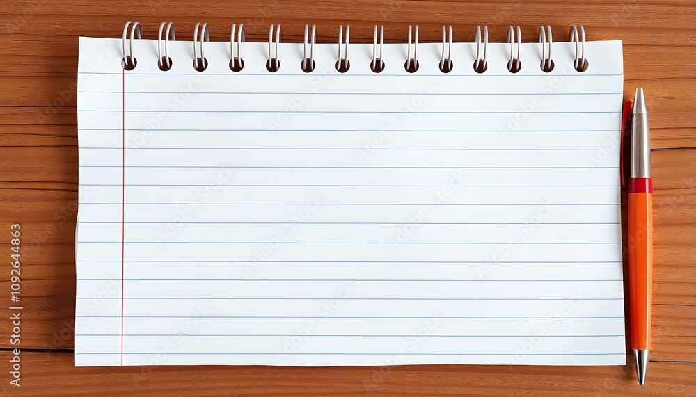 Poster notebook paper square