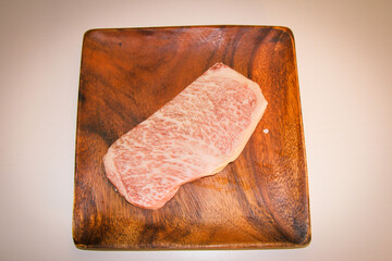 Kobe beef Wagyu A5, Sirloin, raw