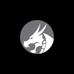 DRAGON HEAD VECTOR LOGO