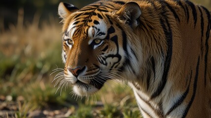 Naklejka premium Tiger Close-Up