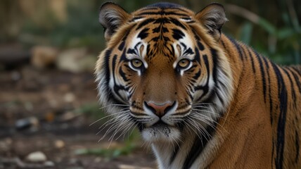 Naklejka premium Tiger Close-Up