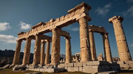 Fototapeta premium Temple of Athena Polias, Priene