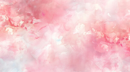 Fototapeta premium Soft Pink Pastel Watercolor Background