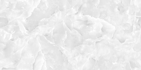 Light grey marble texture background, onyx white panoramic pattern surface with cloudy veins, creative natural stone for ceramic tile design
