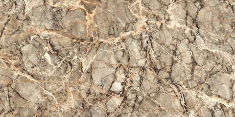 Natural marble texture background, crackled surface with a brown and black pattern, rough stone design for ceramic flooring tiles