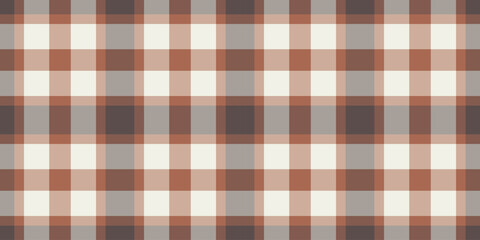 Full vector textile texture, merry christmas pattern check tartan. Spring seamless background plaid fabric in light and red colors.