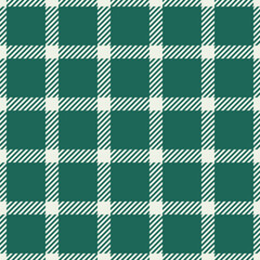 Season pattern background vector, business plaid fabric texture. Mexican check textile tartan seamless in white and teal colors.