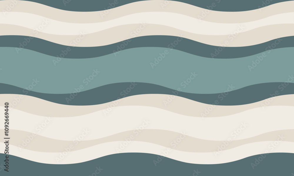 Poster abstract background with wavy stripes in vibrant colors, creating a rippled, liquid effect. smooth c