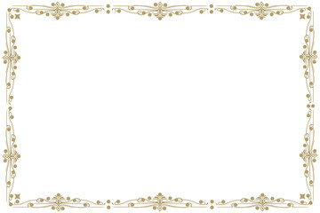 Decorative vintage frame,  Border rectangular shape, Old backgrounds, Artistic Frame or Border,