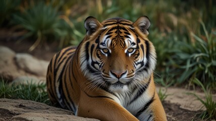 Obraz premium TIGER IN THE WILD