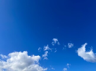 blue sky with clouds
