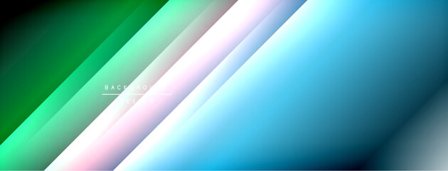 Fototapeta premium Colorful gradient with lines made of shadow and light. Creative background