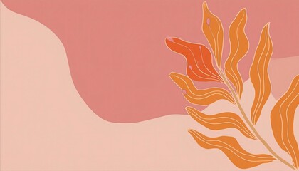 illustration of an autumn abstract background