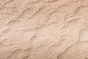 Close up on the sand texture at the lake Manasarovar, Tibet