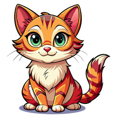 Obraz premium Funny cat