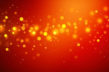 Abstract Christmas background with shimmering gold and red gradients and subtle bokeh lights