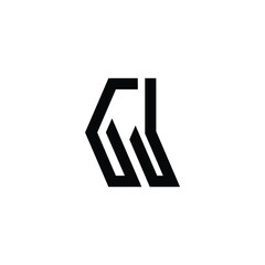 GJ monogram logo design letter text name symbol monochrome logotype alphabet character simple logo