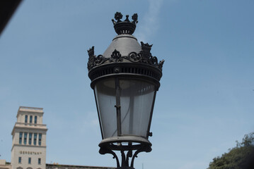street light in the city